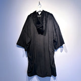 GALERA SAUNAオリジナルポンチョ（なめらか起毛：黒）