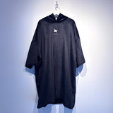 GALERA SAUNAオリジナルポンチョ（なめらか起毛：黒）